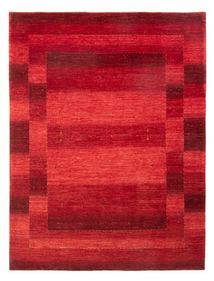 Gabbeh Tæppe - Loribaft Persisk - 226 x 174 cm - rød