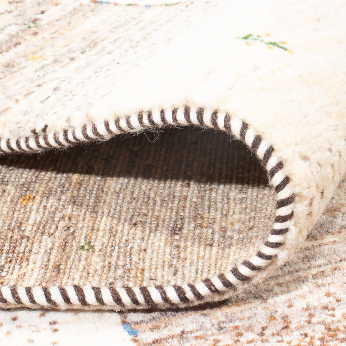 Gabbeh Tæppe - Loribaft Persisk - 244 x 177 cm - flerfarvet