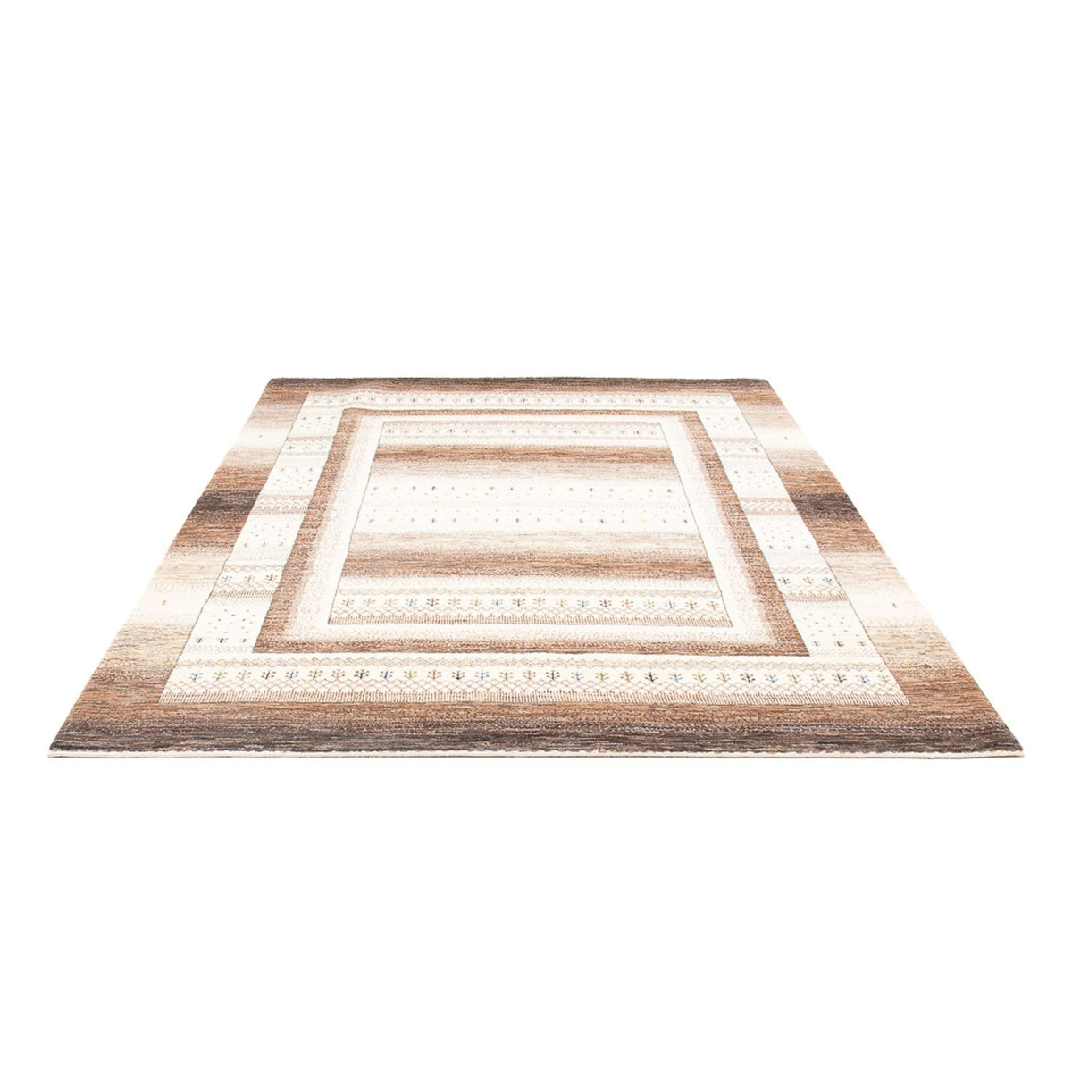 Gabbeh Tæppe - Loribaft Persisk - 244 x 177 cm - flerfarvet