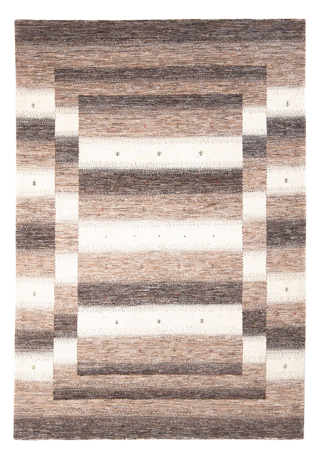 Gabbeh Tæppe - Loribaft Persisk - 246 x 174 cm - flerfarvet