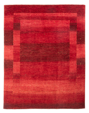 Gabbeh Tæppe - Loribaft Persisk - 220 x 180 cm - rød