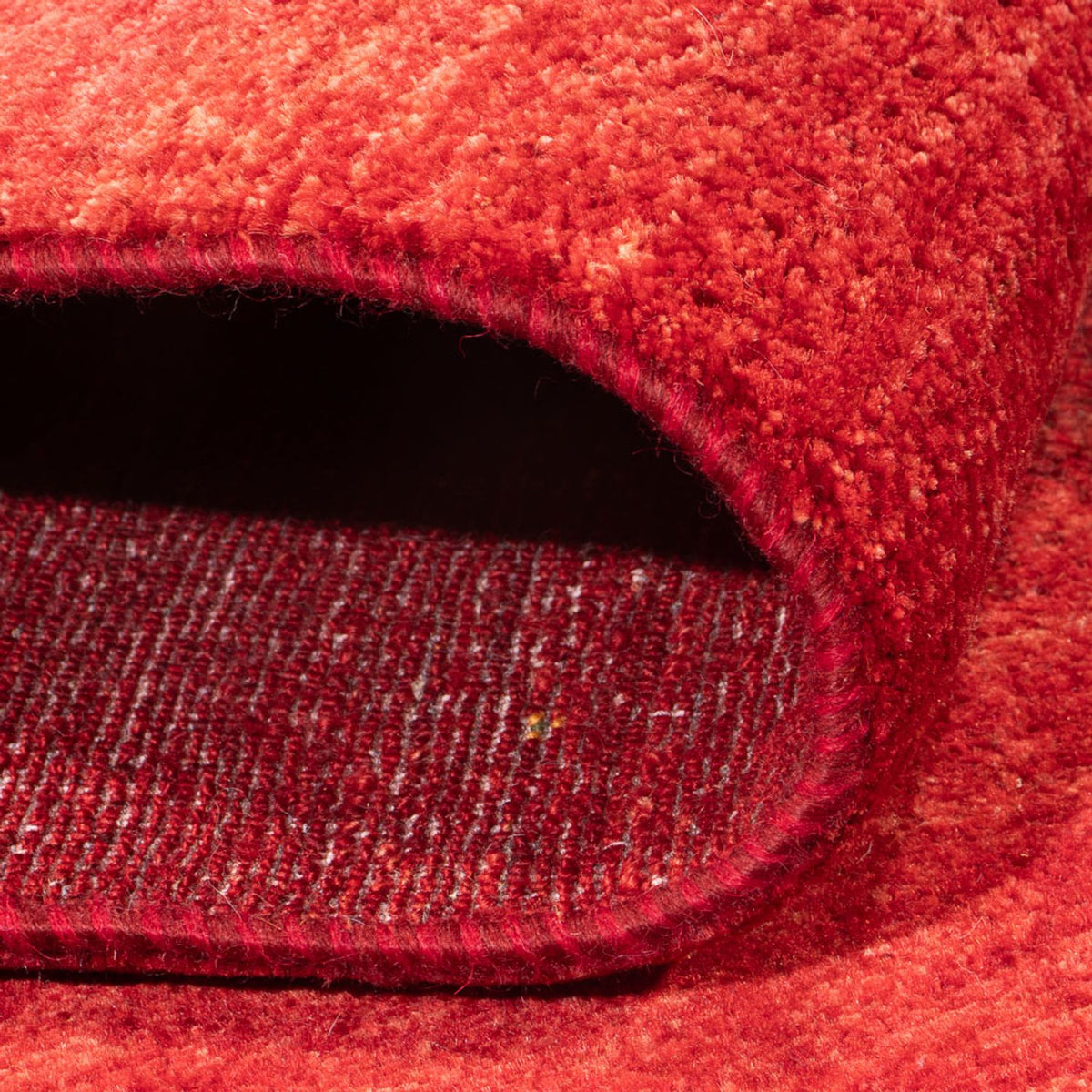 Gabbeh Tæppe - Loribaft Persisk - 220 x 180 cm - rød