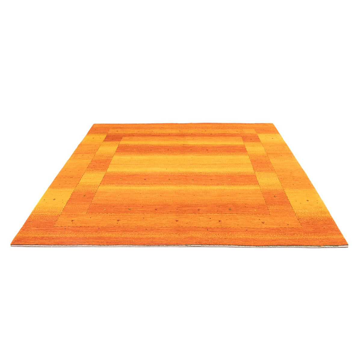 Gabbeh Tæppe - Loribaft Persisk - 238 x 183 cm - guld