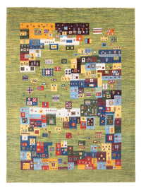 Gabbeh Tæppe - Loribaft Persisk - 236 x 175 cm - flerfarvet