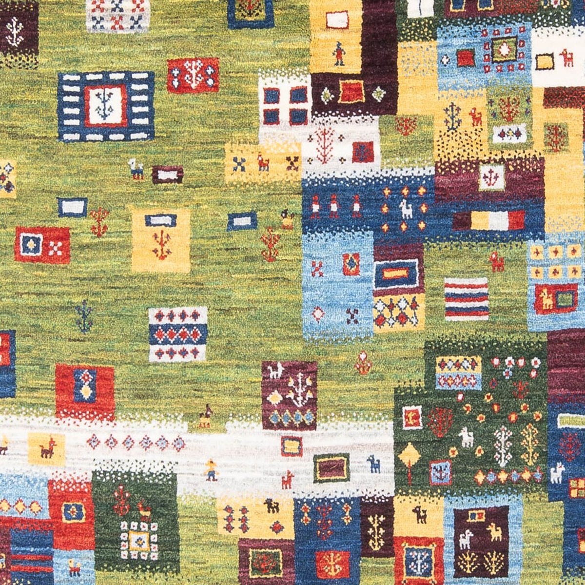 Gabbeh Tæppe - Loribaft Persisk - 236 x 175 cm - flerfarvet