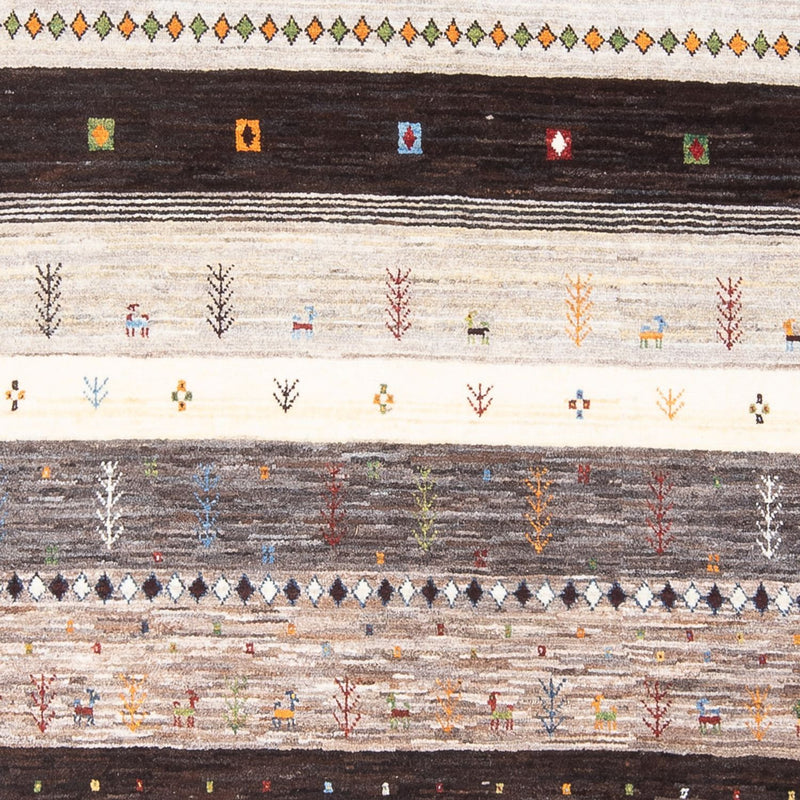 Gabbeh Tæppe - Loribaft Persisk - 248 x 175 cm - flerfarvet