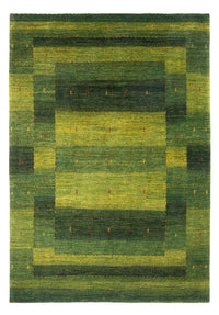 Gabbeh Tæppe - Loribaft Persisk - 243 x 166 cm - mørkegrøn