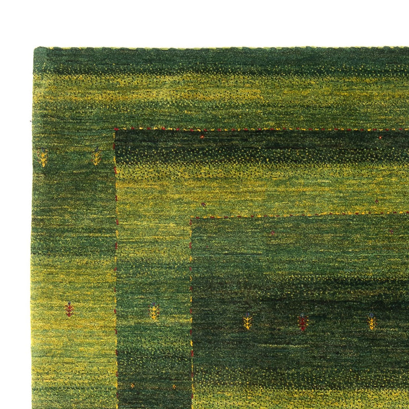Gabbeh Tæppe - Loribaft Persisk - 243 x 166 cm - mørkegrøn