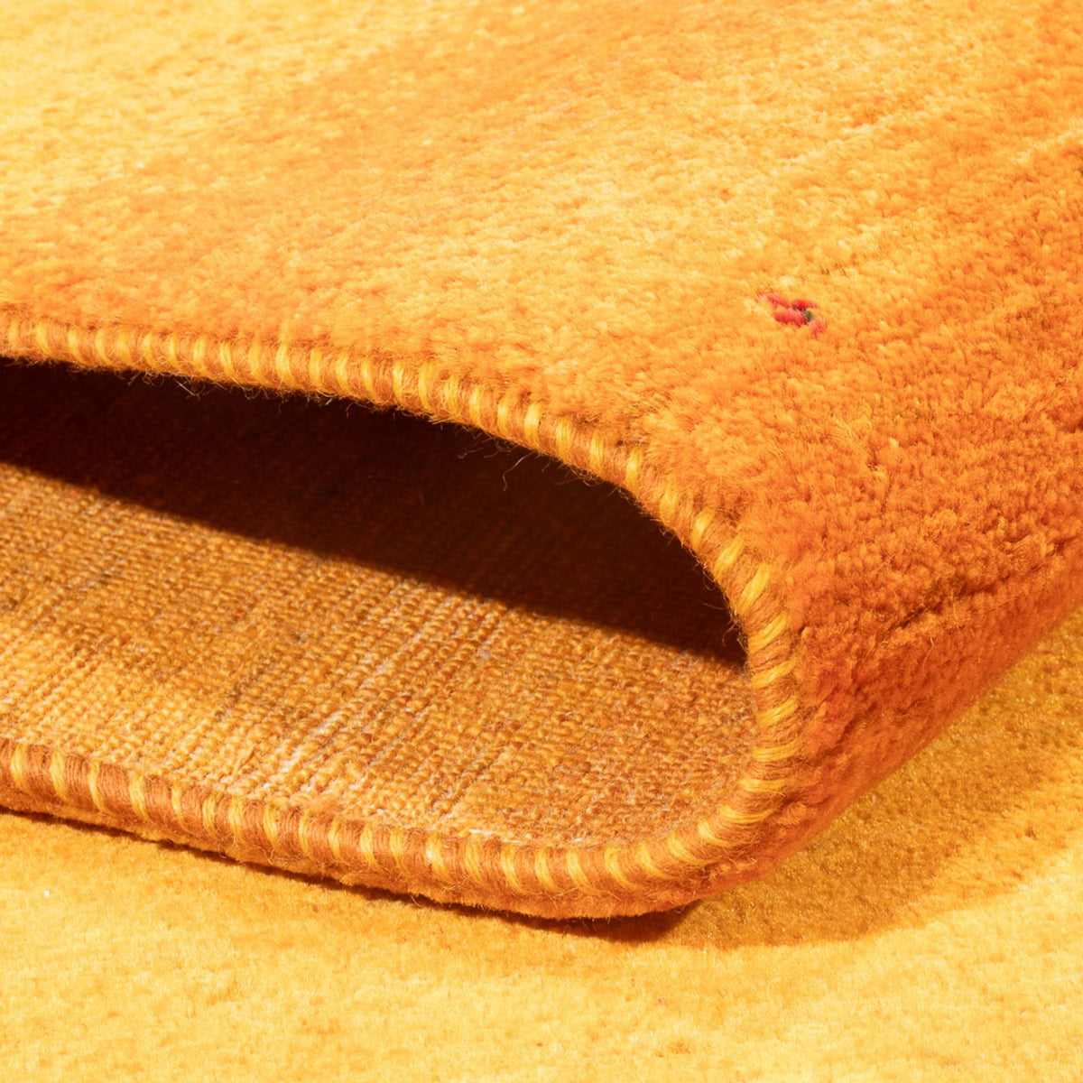 Gabbeh Tæppe - Loribaft Persisk - 236 x 173 cm - orange