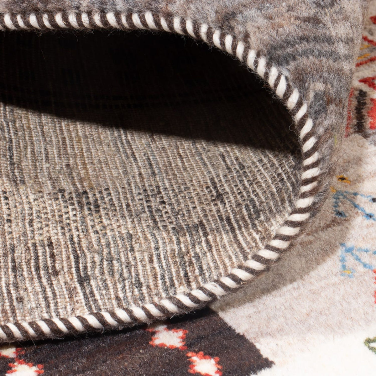 Gabbeh Tæppe - Loribaft Persisk - 255 x 196 cm - flerfarvet