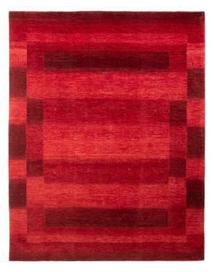 Gabbeh Tæppe - Loribaft Persisk - 285 x 213 cm - rød