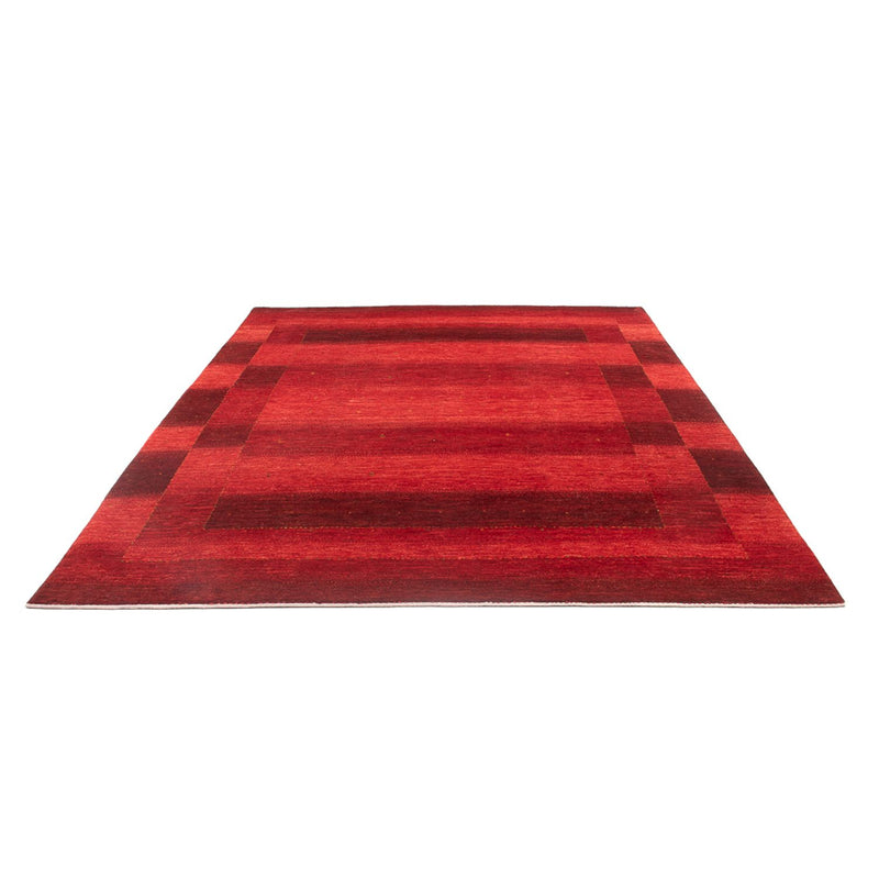 Gabbeh Tæppe - Loribaft Persisk - 285 x 213 cm - rød