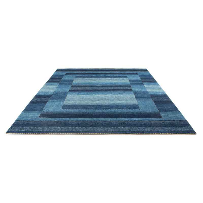Gabbeh Tæppe - Loribaft Persisk - 286 x 212 cm - havblå
