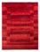 Gabbeh Tæppe - Loribaft Persisk - 282 x 213 cm - rød