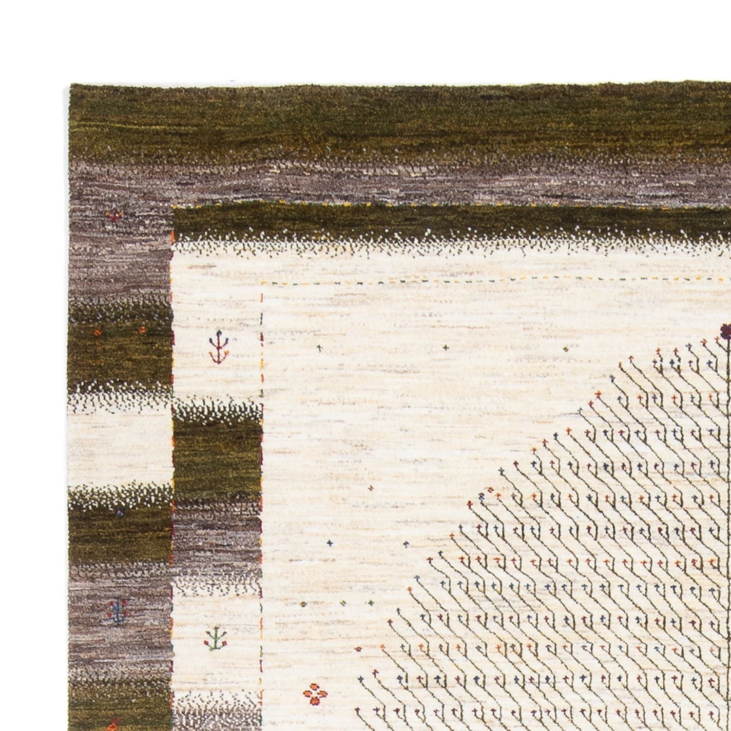Gabbeh Tæppe - Loribaft Persisk - 305 x 211 cm - flerfarvet