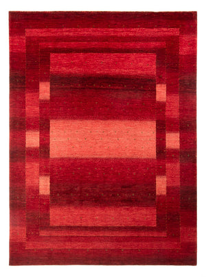 Gabbeh Tæppe - Loribaft Persisk - 302 x 222 cm - rød