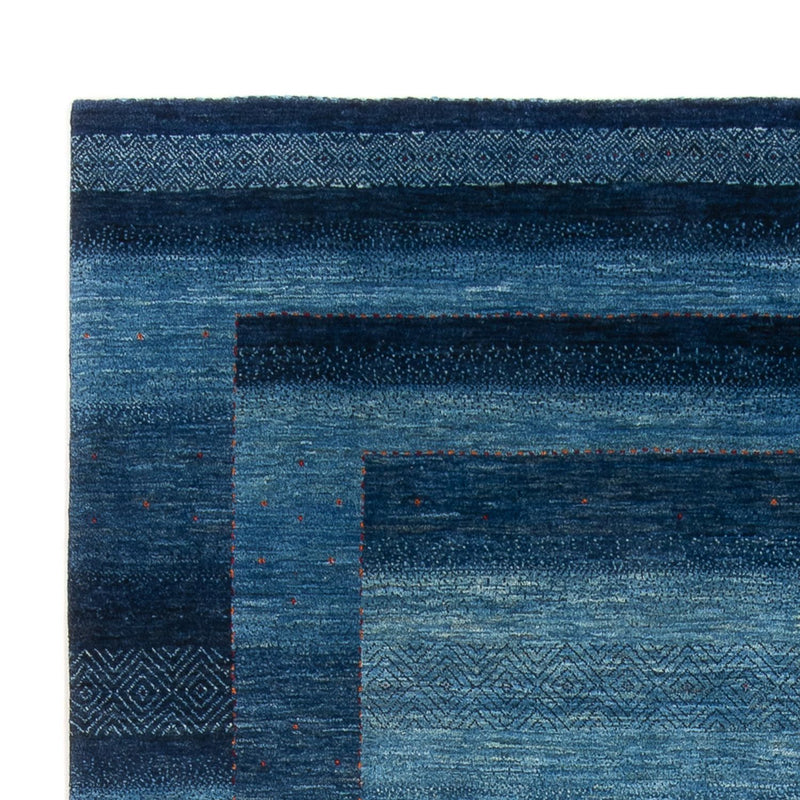 Gabbeh Tæppe - Loribaft Persisk - 287 x 196 cm - havblå