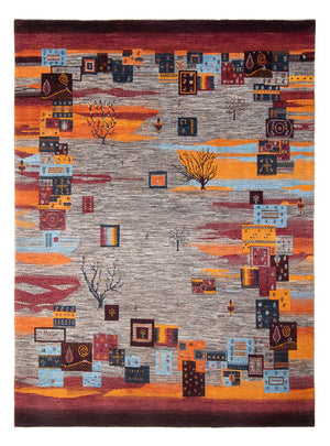 Gabbeh Tæppe - Loribaft Persisk - 276 x 204 cm - flerfarvet
