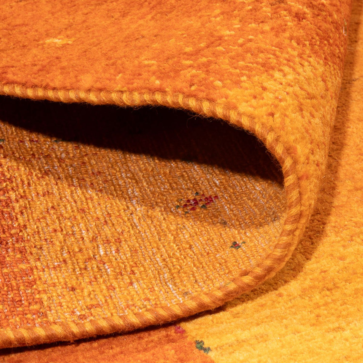 Gabbeh Tæppe - Loribaft Persisk - 302 x 219 cm - orange