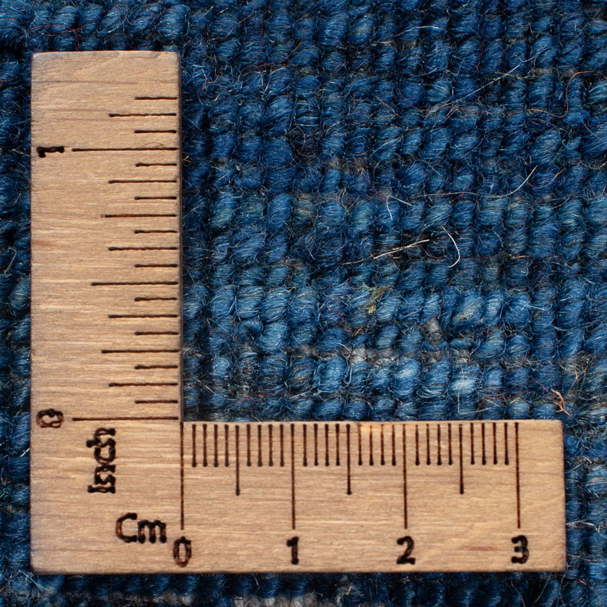 Gabbeh Tæppe - Loribaft Persisk - 312 x 214 cm - havblå