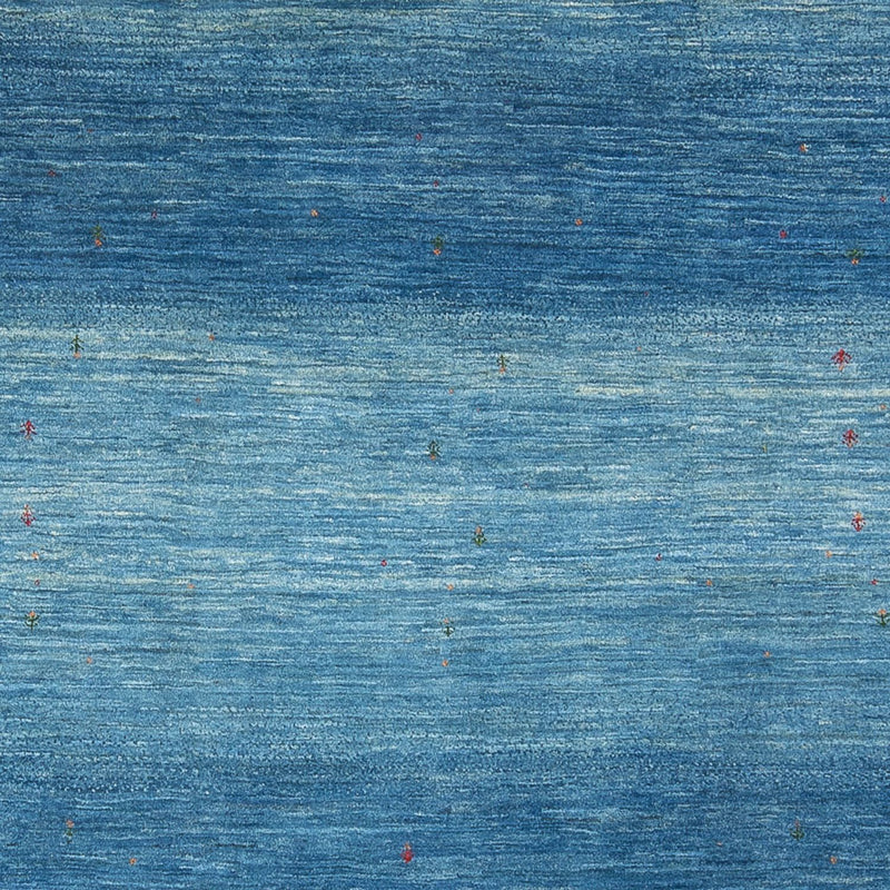Gabbeh Tæppe - Loribaft Persisk - 297 x 216 cm - havblå