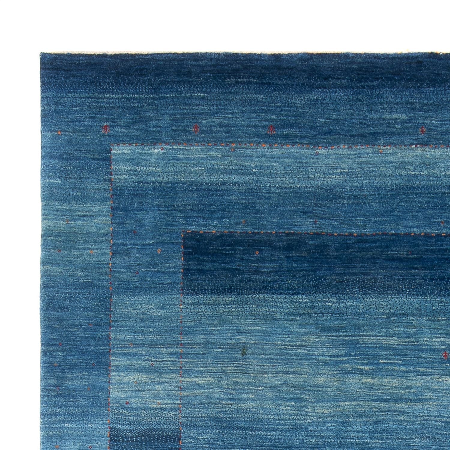 Gabbeh Tæppe - Loribaft Persisk - 297 x 216 cm - havblå