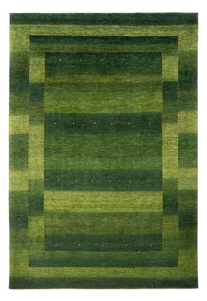Gabbeh Tæppe - Loribaft Persisk - 306 x 212 cm - grøn