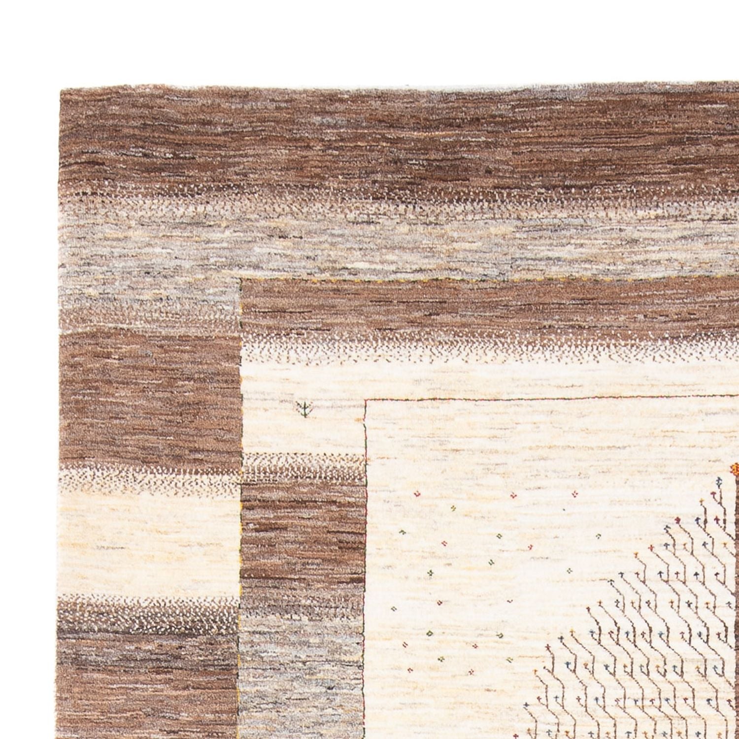 Gabbeh Tæppe - Loribaft Persisk - 321 x 215 cm - flerfarvet