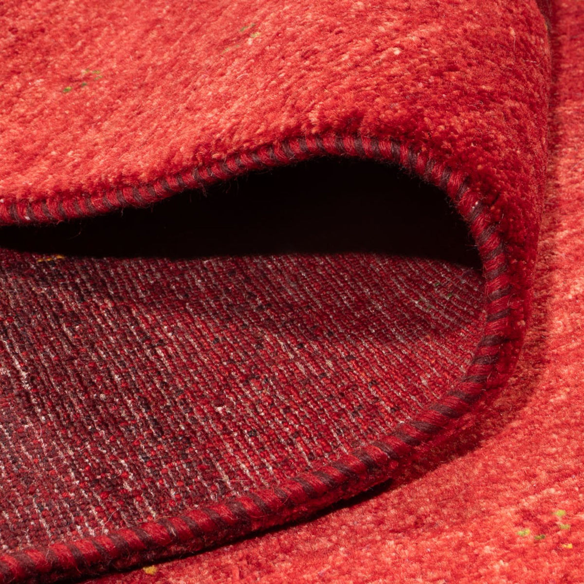 Gabbeh Tæppe - Loribaft Persisk - 304 x 217 cm - rød