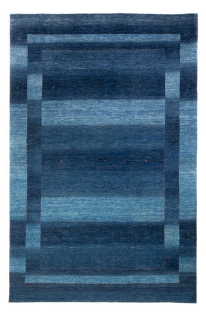 Gabbeh Tæppe - Loribaft Persisk - 331 x 222 cm - havblå