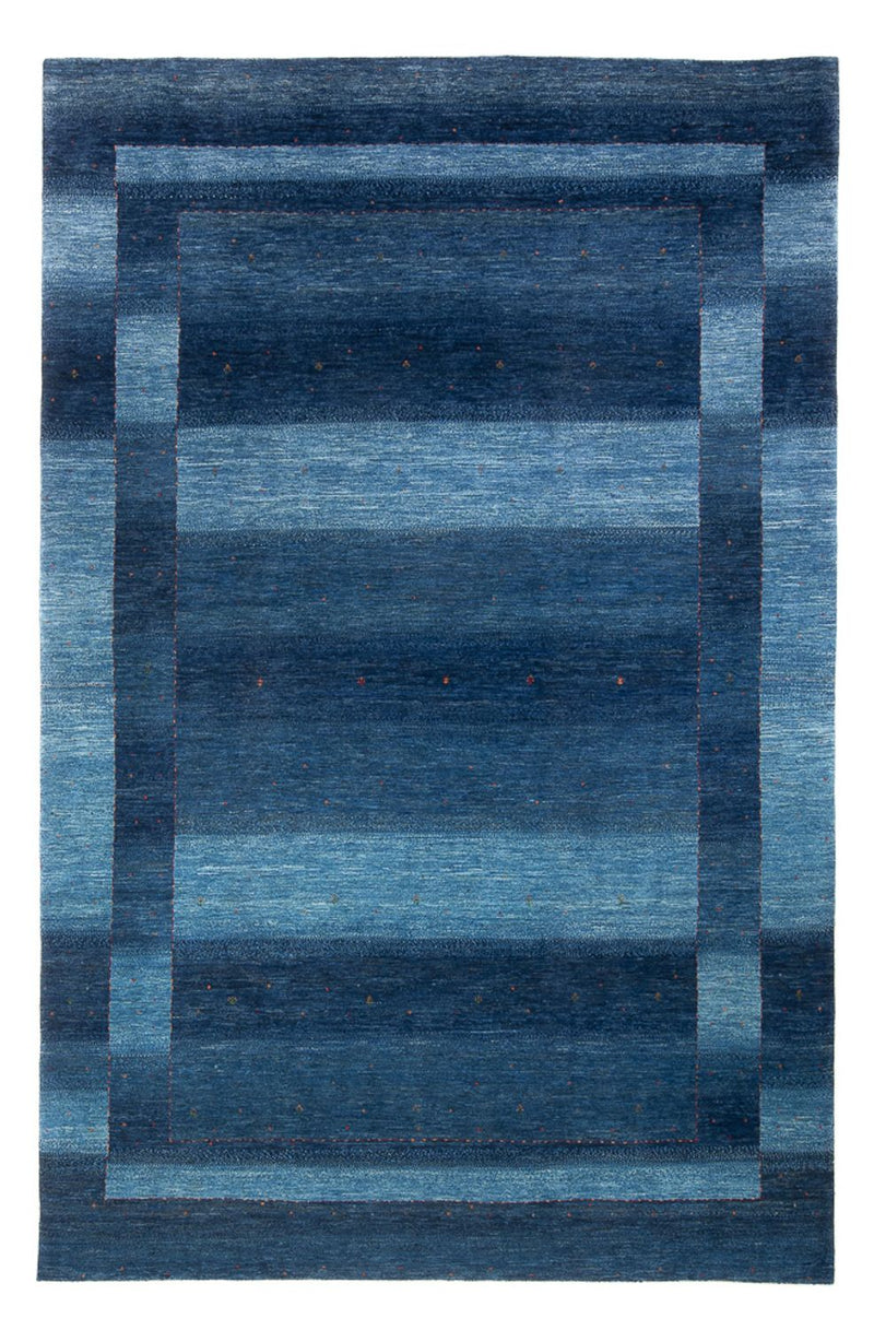 Gabbeh Tæppe - Loribaft Persisk - 331 x 222 cm - havblå