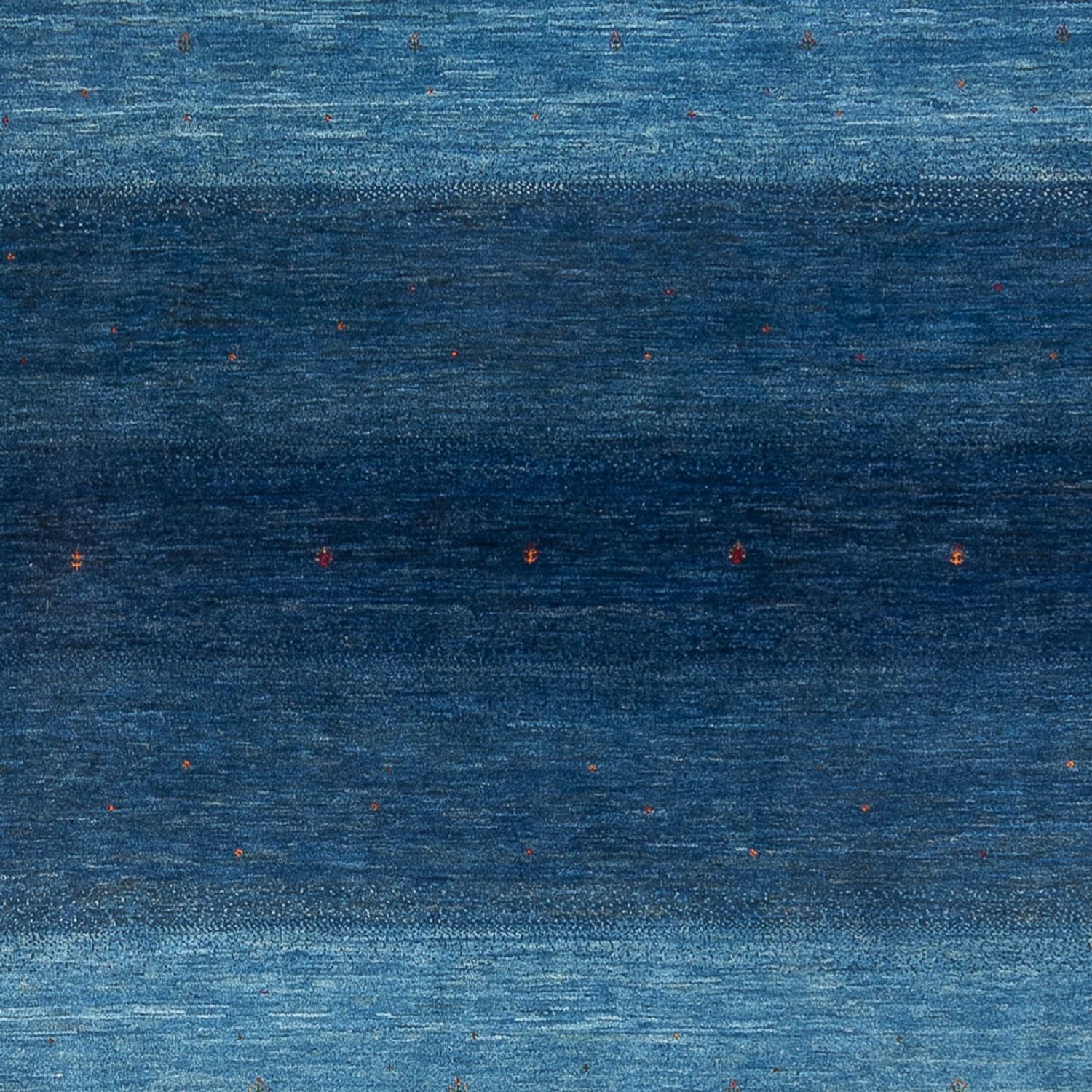 Gabbeh Tæppe - Loribaft Persisk - 331 x 222 cm - havblå