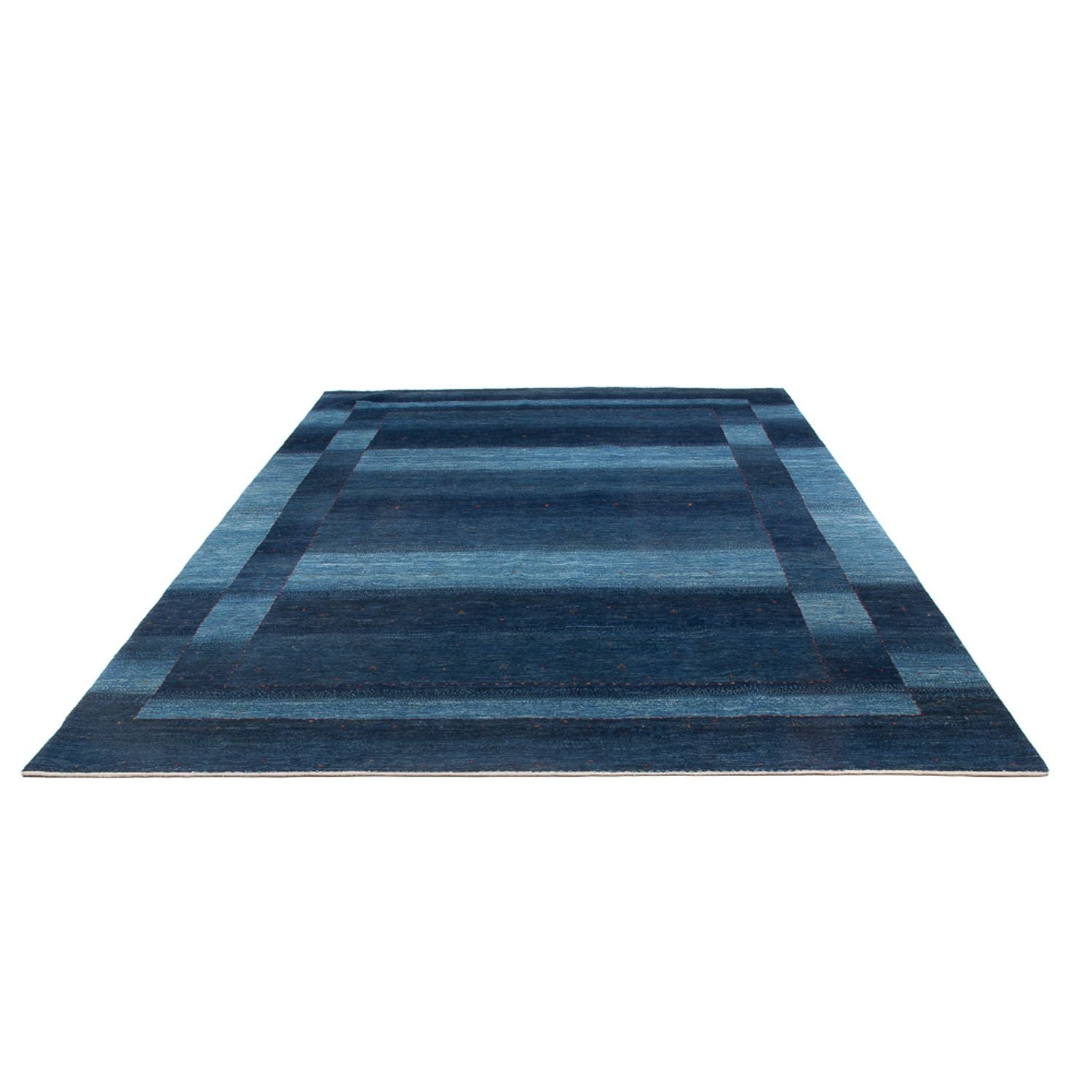 Gabbeh Tæppe - Loribaft Persisk - 331 x 222 cm - havblå