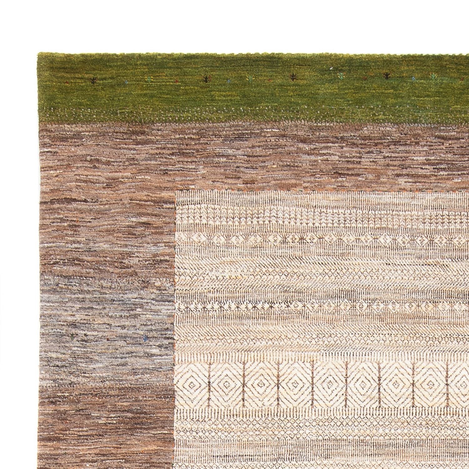 Gabbeh Tæppe - Loribaft Persisk - 323 x 229 cm - flerfarvet