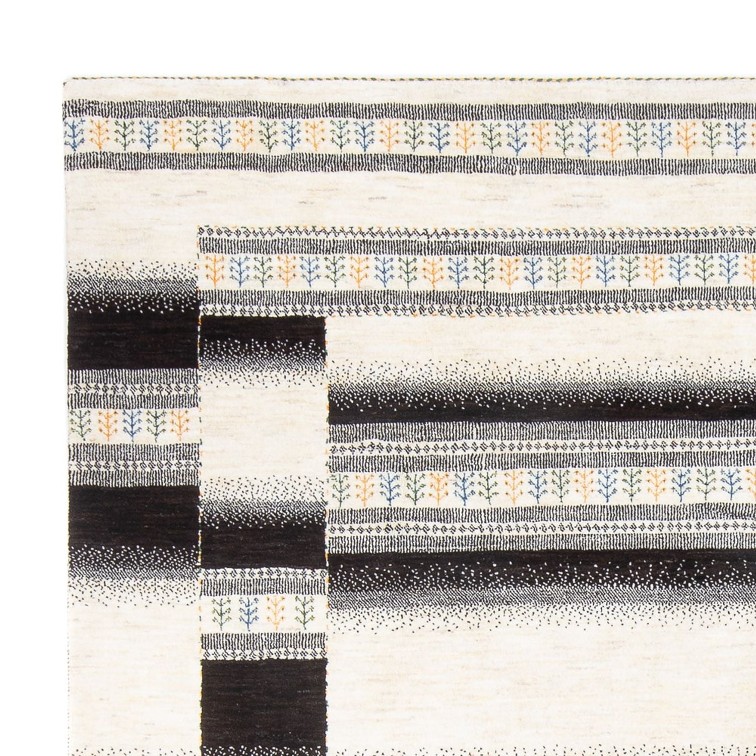 Gabbeh Tæppe - Loribaft Persisk - 280 x 223 cm - flerfarvet