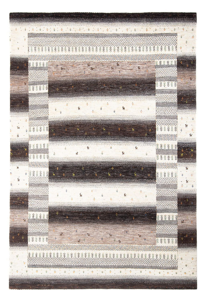 Gabbeh Tæppe - Loribaft Persisk - 307 x 216 cm - flerfarvet