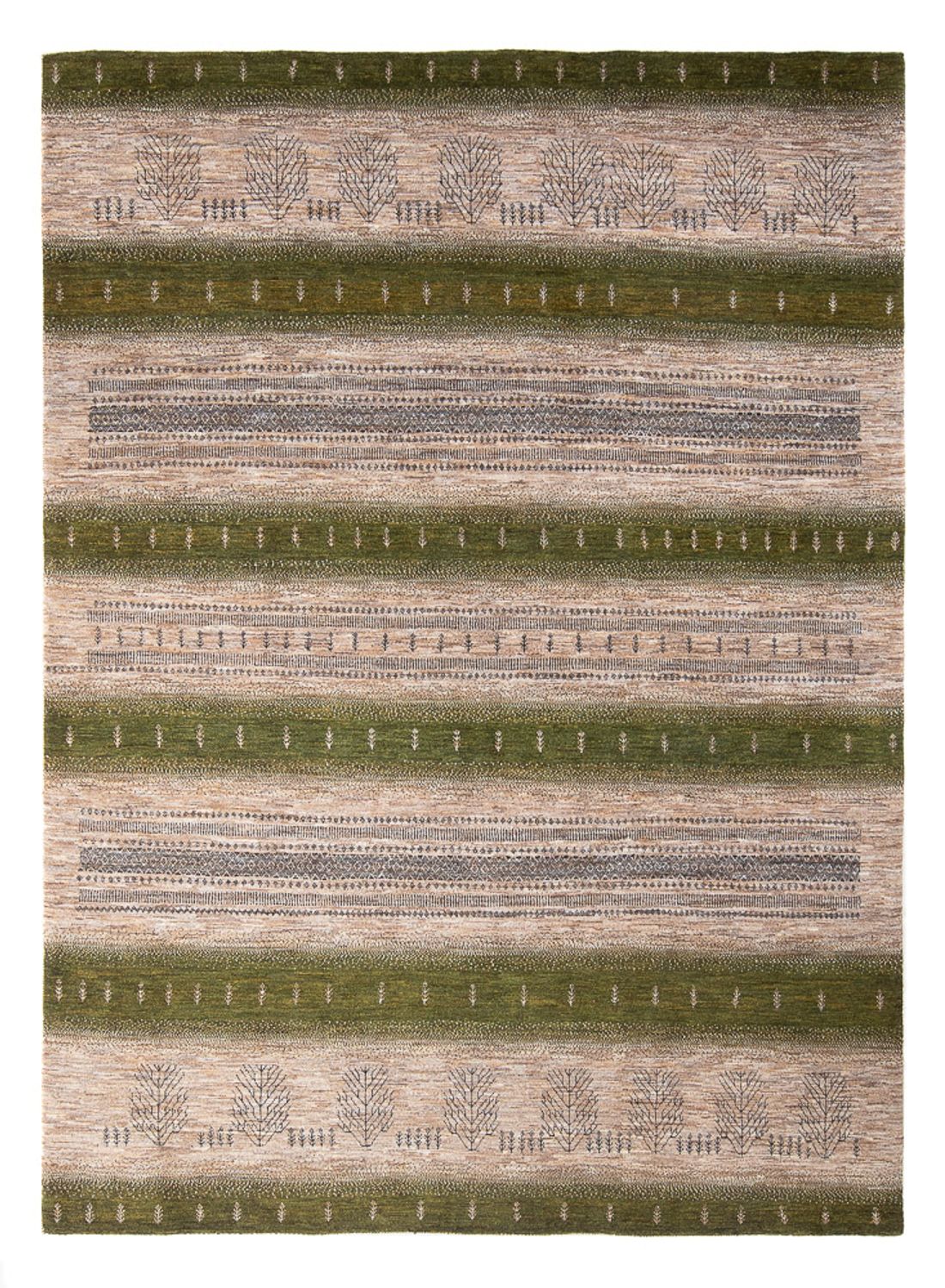 Gabbeh Tæppe - Loribaft Persisk - 294 x 220 cm - flerfarvet