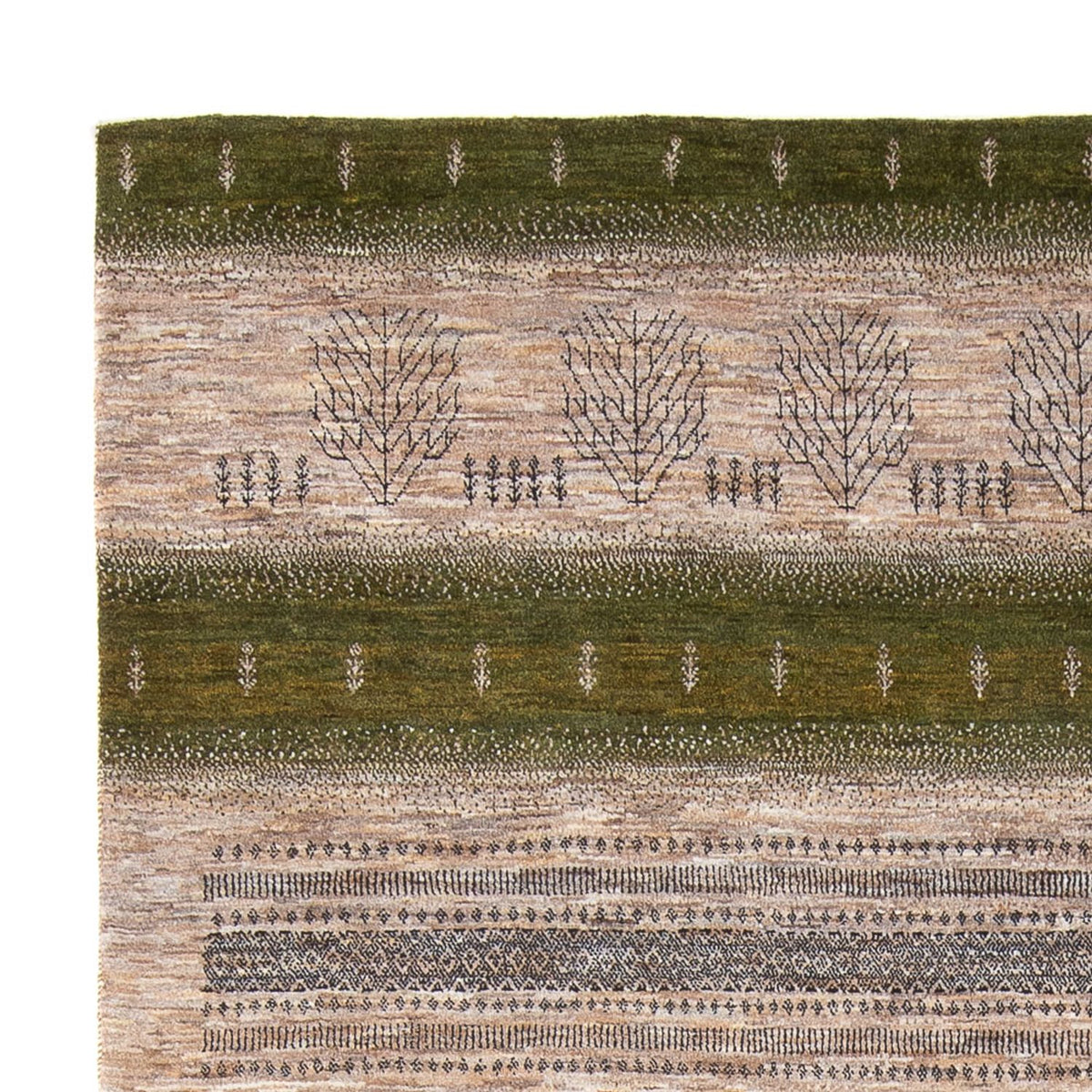 Gabbeh Tæppe - Loribaft Persisk - 294 x 220 cm - flerfarvet