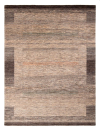 Gabbeh Tæppe - Loribaft Persisk - 307 x 228 cm - mørk beige
