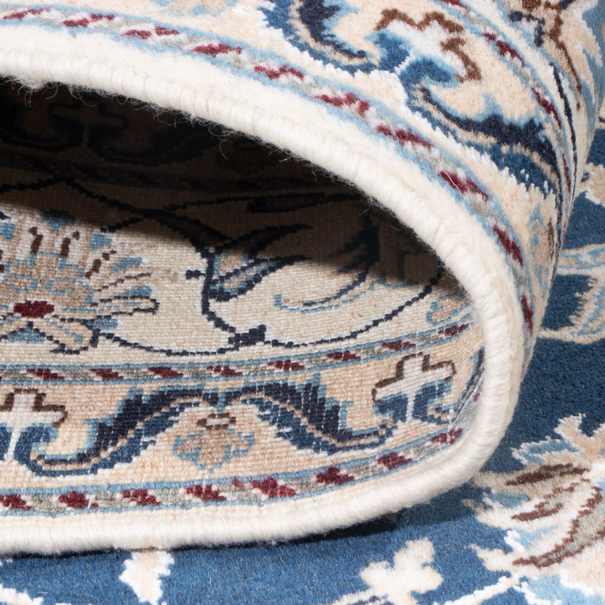 Persisk tæppe - Nain - Royal - 206 x 149 cm - blå