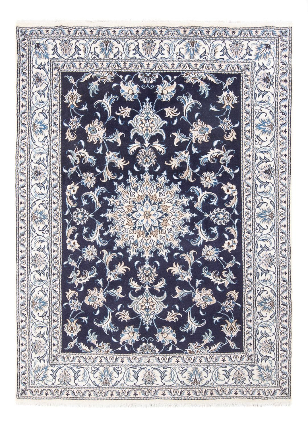 Persisk tæppe - Nain - Royal - 213 x 149 cm - mørkeblå