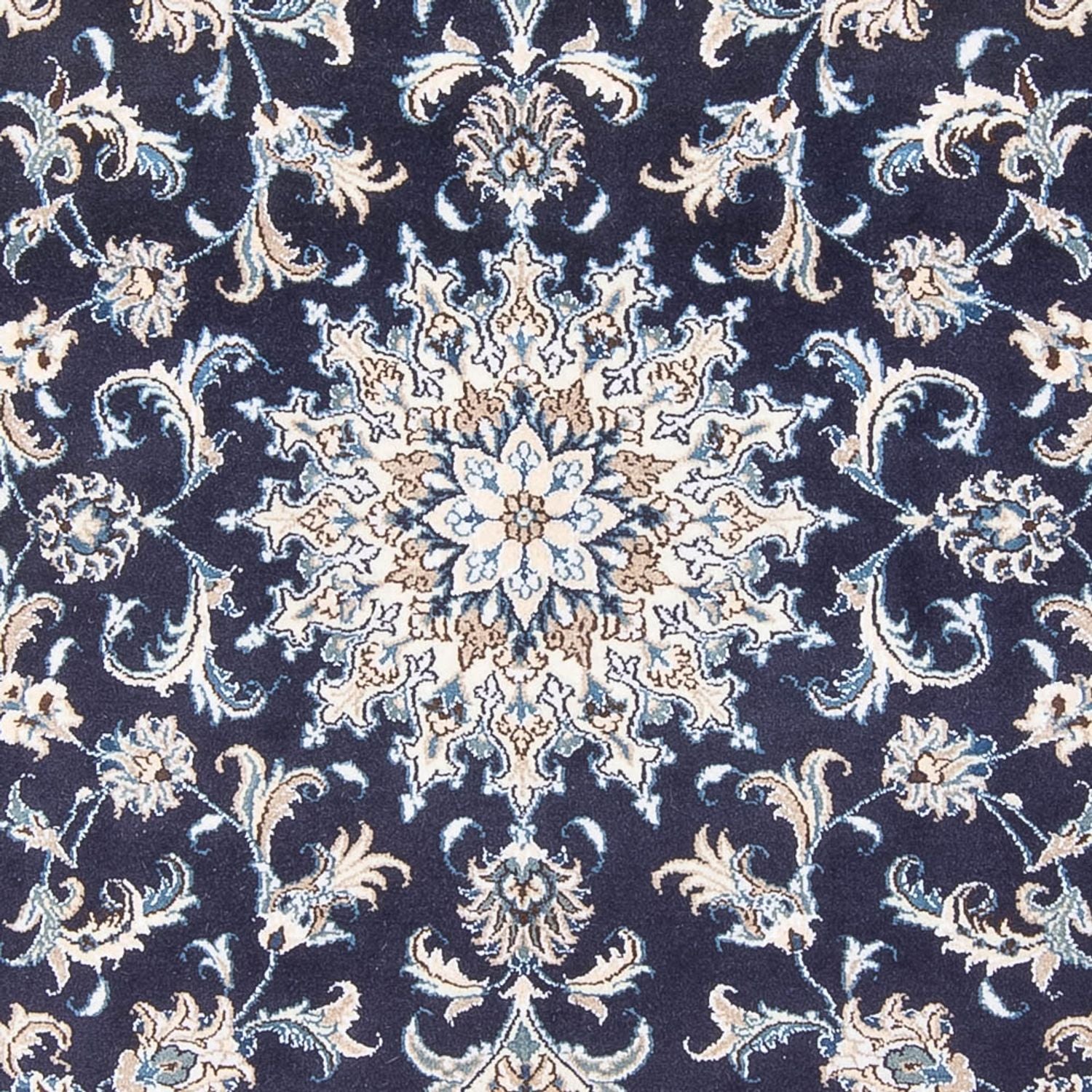 Persisk tæppe - Nain - Royal - 213 x 149 cm - mørkeblå