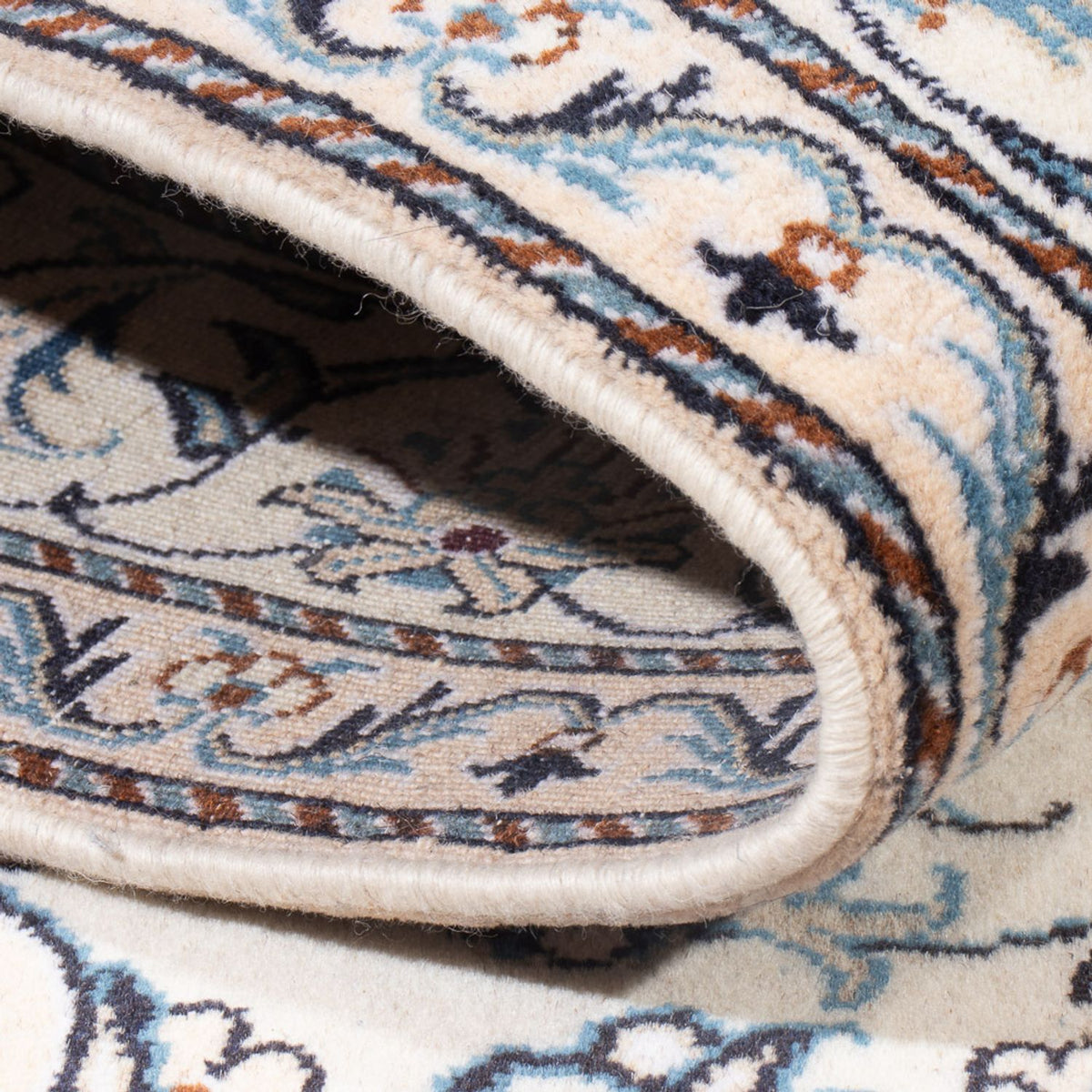 Persisk tæppe - Nain - Royal - 210 x 146 cm - creme