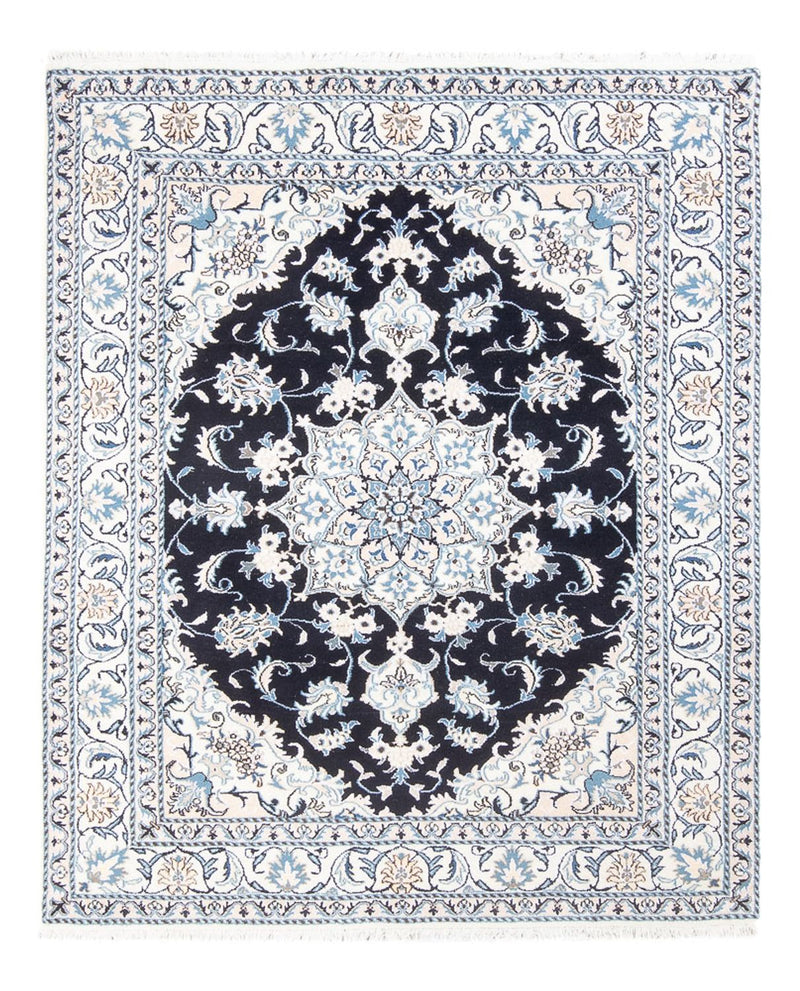 Persisk tæppe - Nain - Royal - 195 x 148 cm - mørkeblå