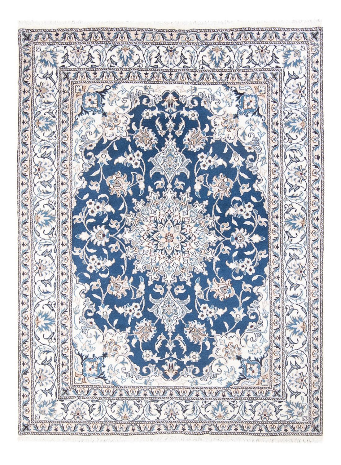 Persisk tæppe - Nain - Royal - 202 x 150 cm - blå