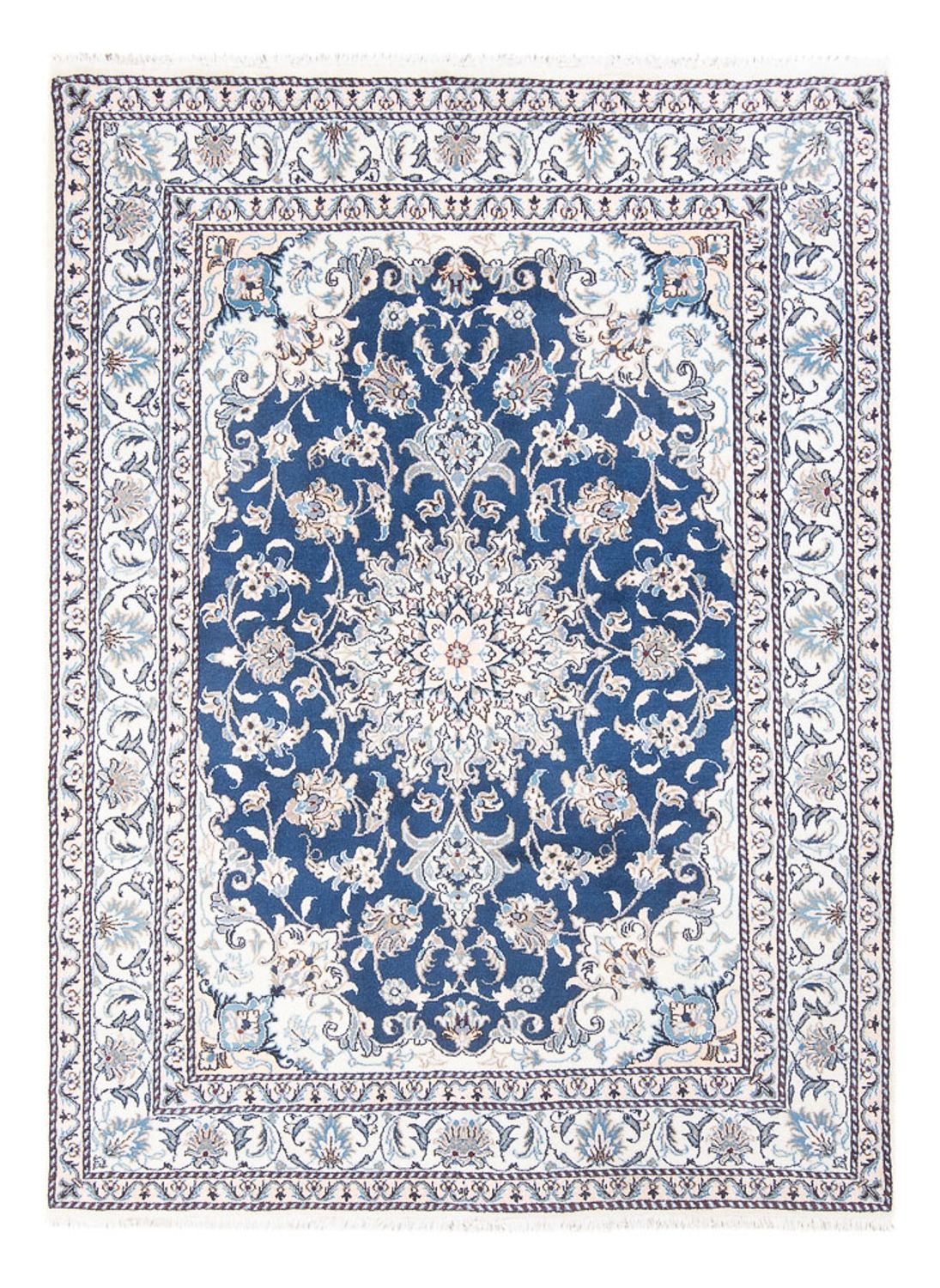 Persisk tæppe - Nain - Royal - 203 x 146 cm - blå