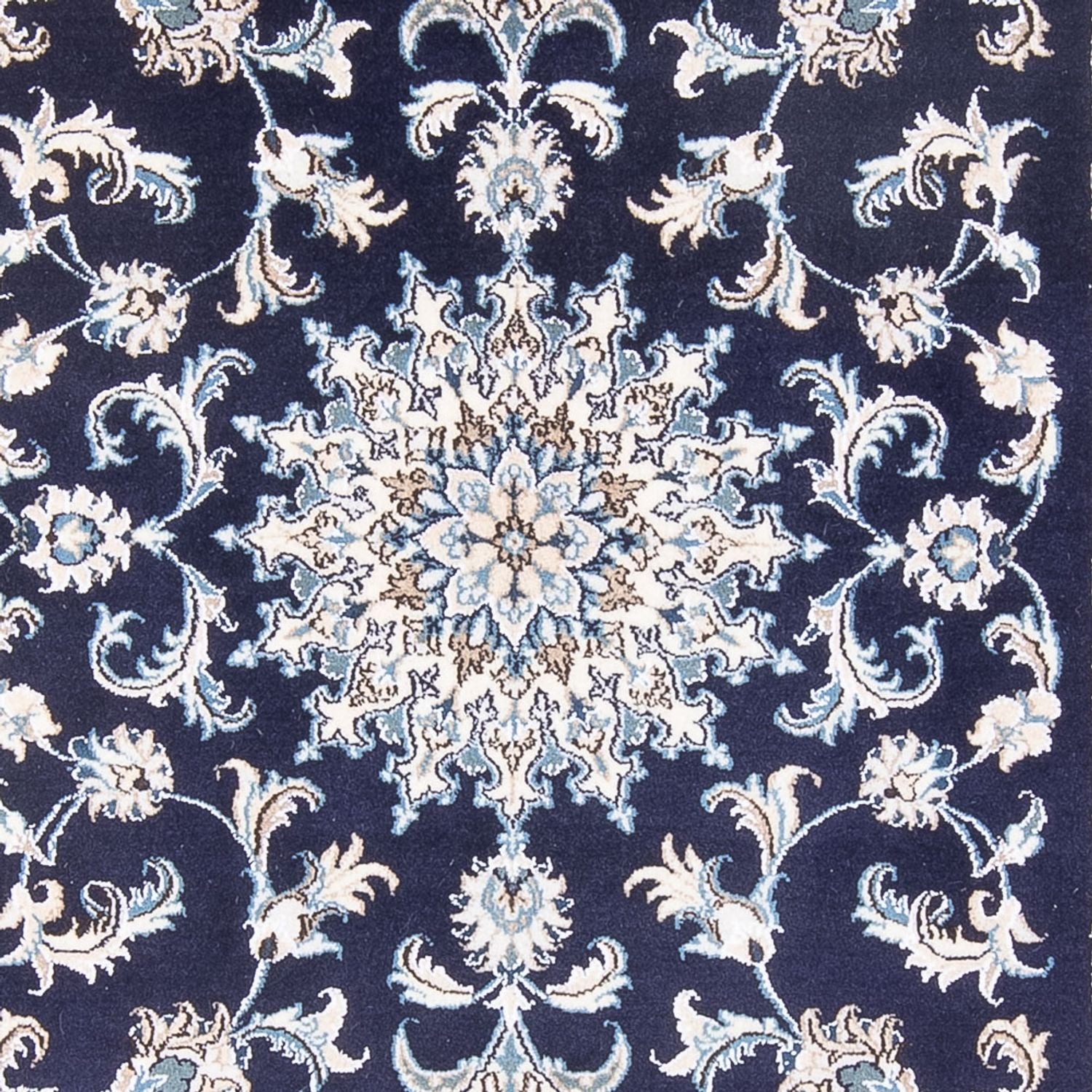 Persisk tæppe - Nain - Royal - 209 x 146 cm - mørkeblå