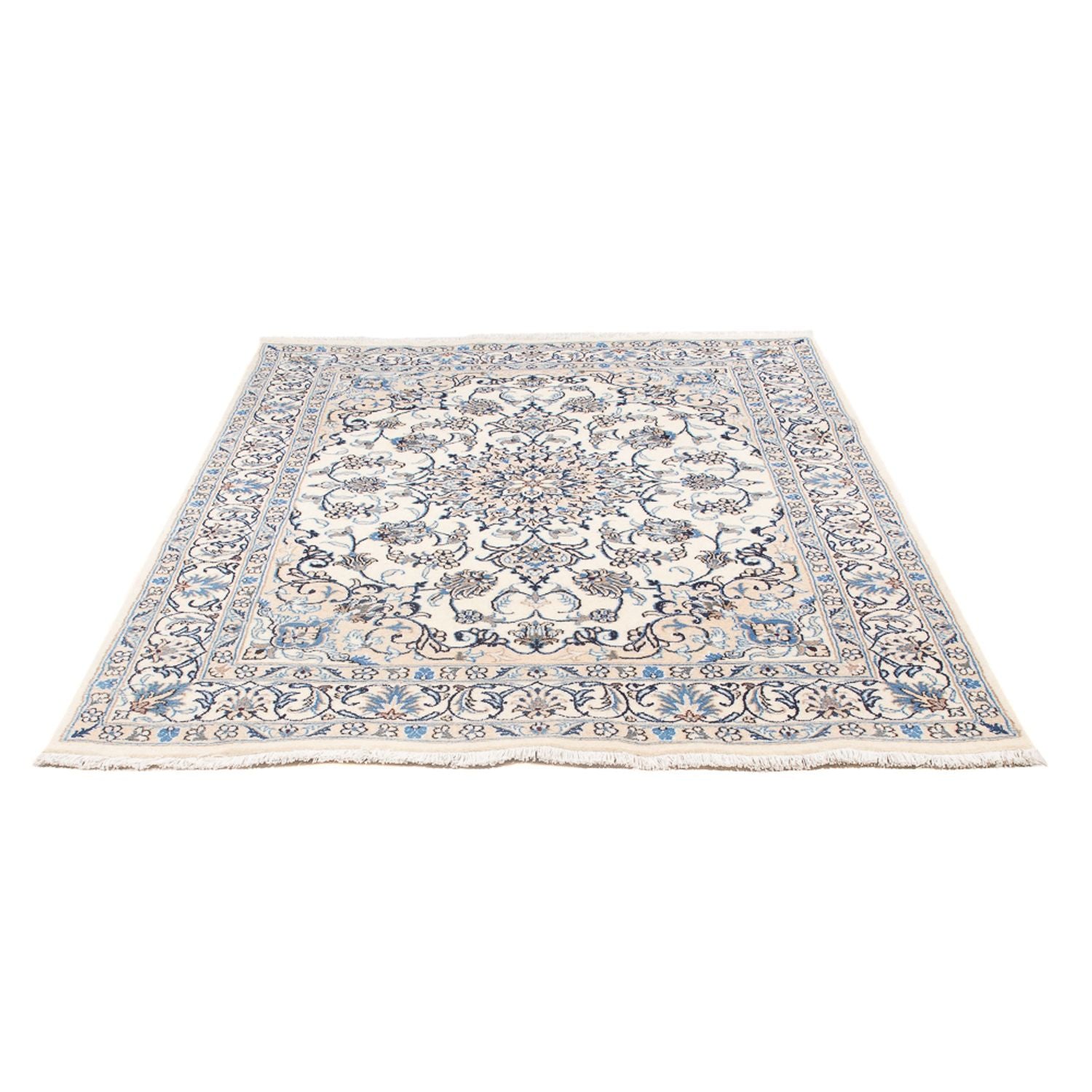 Persisk tæppe - Nain - Royal - 200 x 143 cm - creme