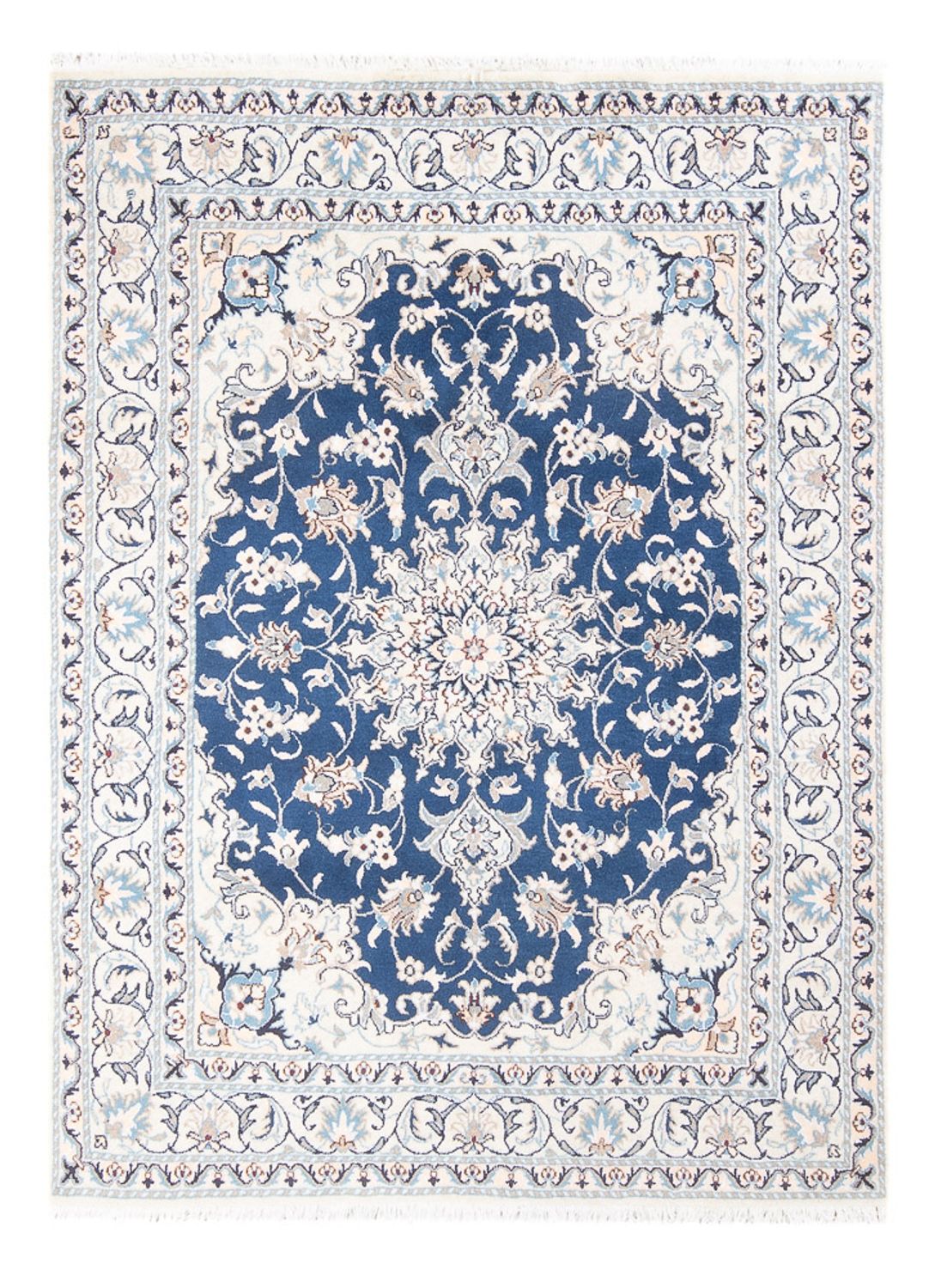 Persisk tæppe - Nain - Royal - 195 x 145 cm - blå