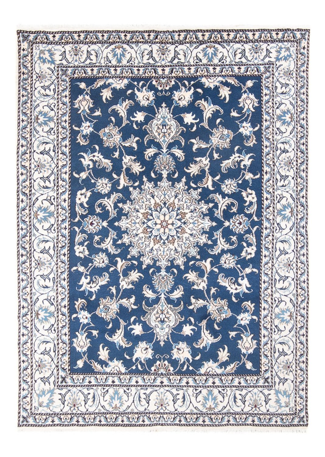 Persisk tæppe - Nain - Royal - 203 x 149 cm - blå